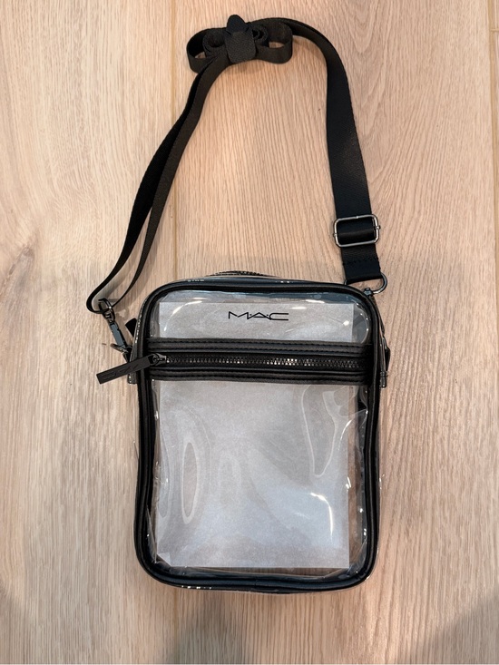 MAC Cosmetics Handbags - MAC Cosmetics Clear Transparent Crossbody Bag – Brand New